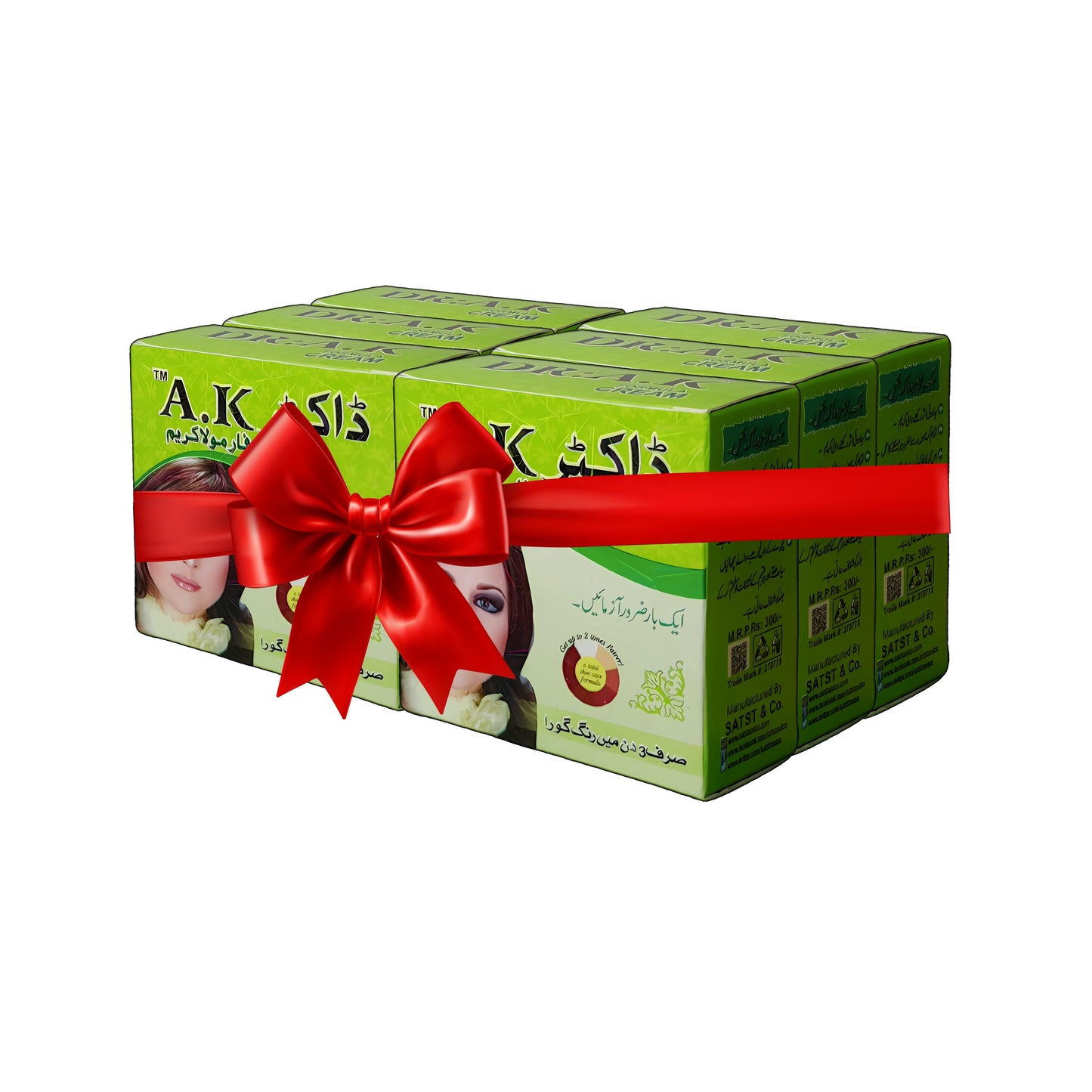 Dr AK Formula Cream 6 Piece Bundle – Skin Brightening Anti Acne Cream for Dark Spots, Hyperpigmentation and Fine Lines