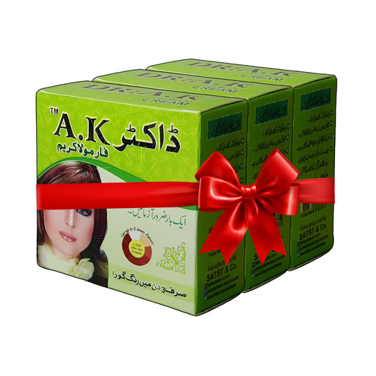 Pack of 3 - Dr AK Formula Cream - Whitening Cream - Acne Removal