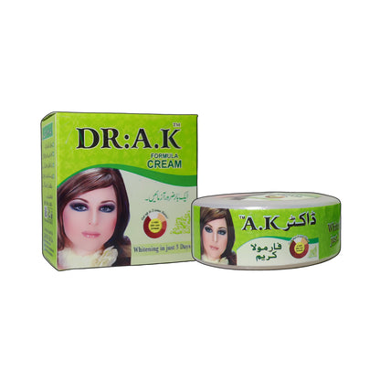 Dr AK Formula Cream – Skin Brightening Anti Acne Cream for Dark Spots, Hyperpigmentation and Fine Lines