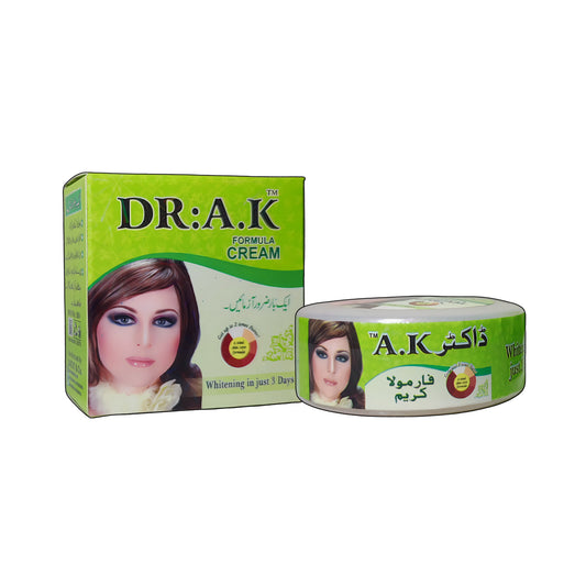 Dr AK Formula Cream – Skin Brightening Anti Acne Cream for Dark Spots, Hyperpigmentation and Fine Lines