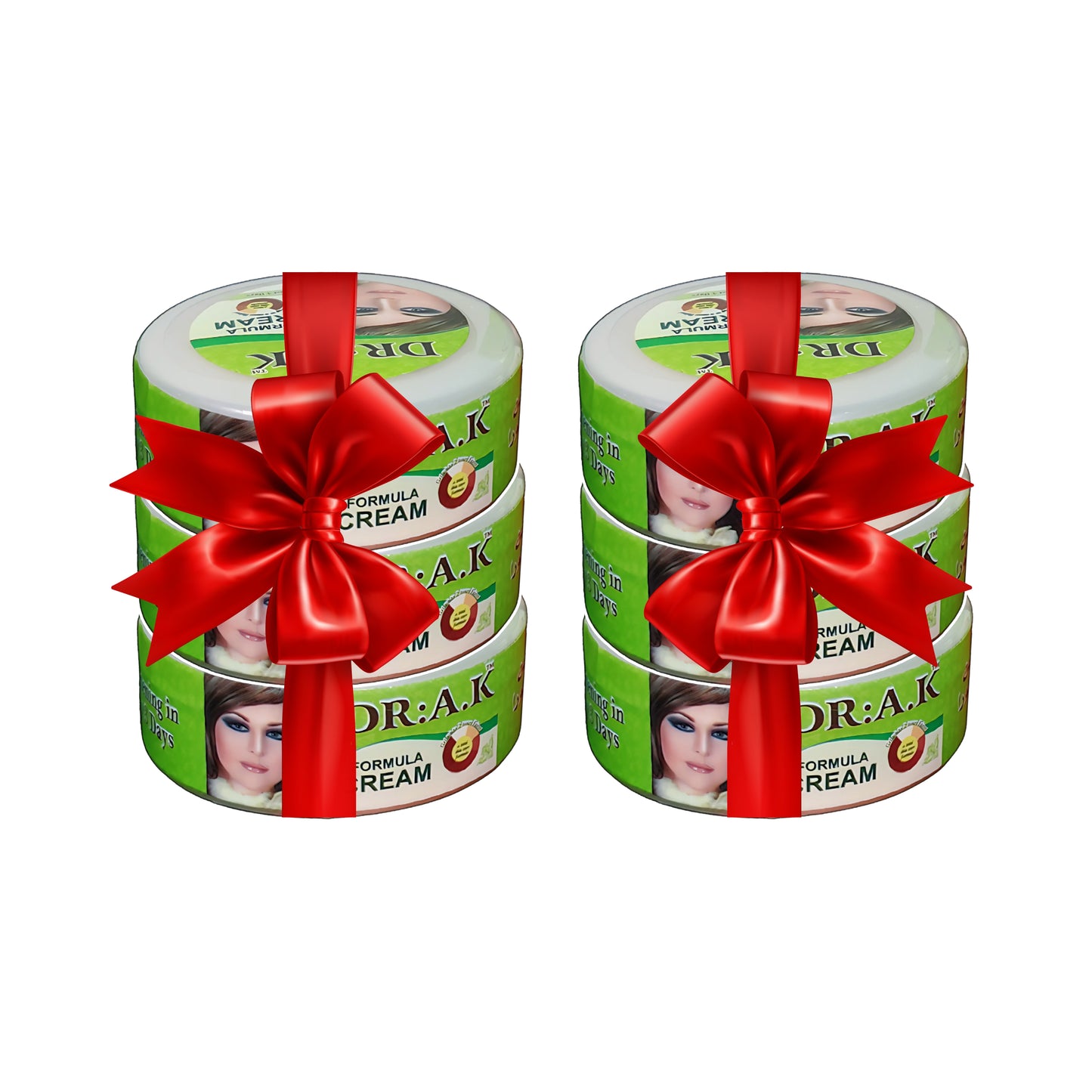 Dr AK Formula Cream 6 Piece Bundle – Skin Brightening Anti Acne Cream for Dark Spots, Hyperpigmentation and Fine Lines